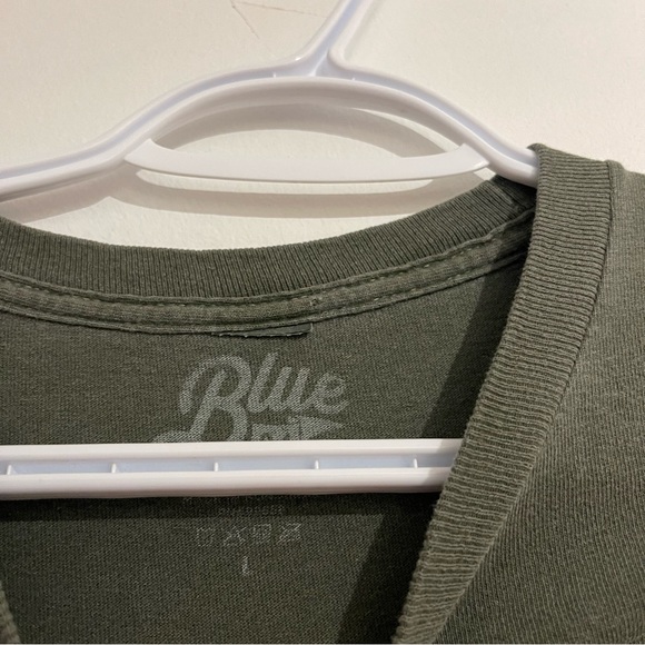 Banff Olive Long Sleeve Men's Tee - Picture 5 of 6